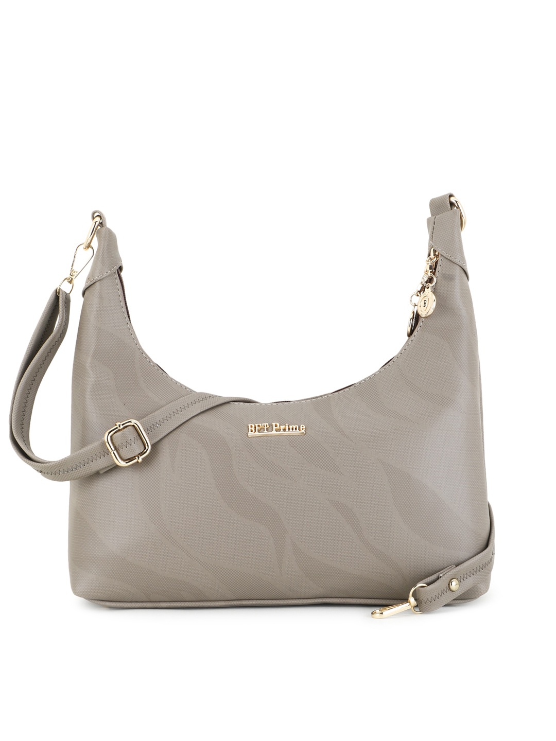 

WOMEN MARKS Cream-Coloured Structured Hobo Bag