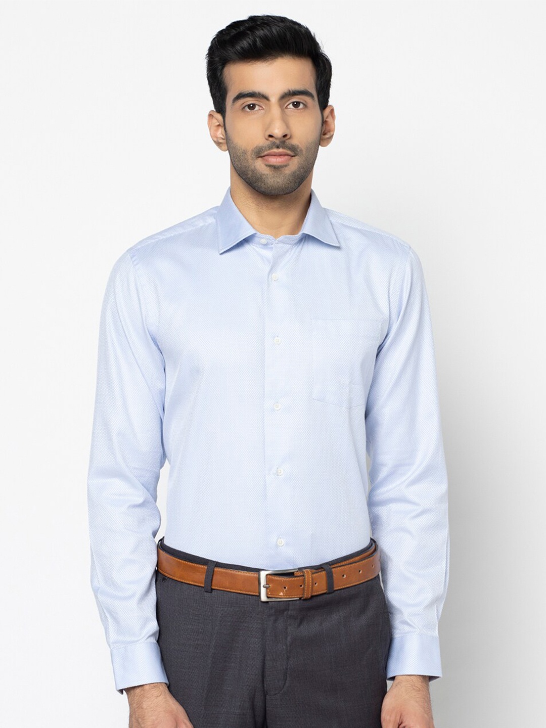

Blackberrys Men Blue Casual Shirt