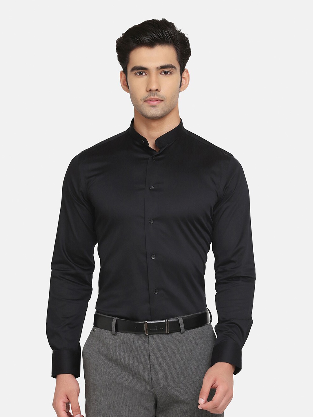 

Blackberrys Men Black Slim Fit Formal Shirt