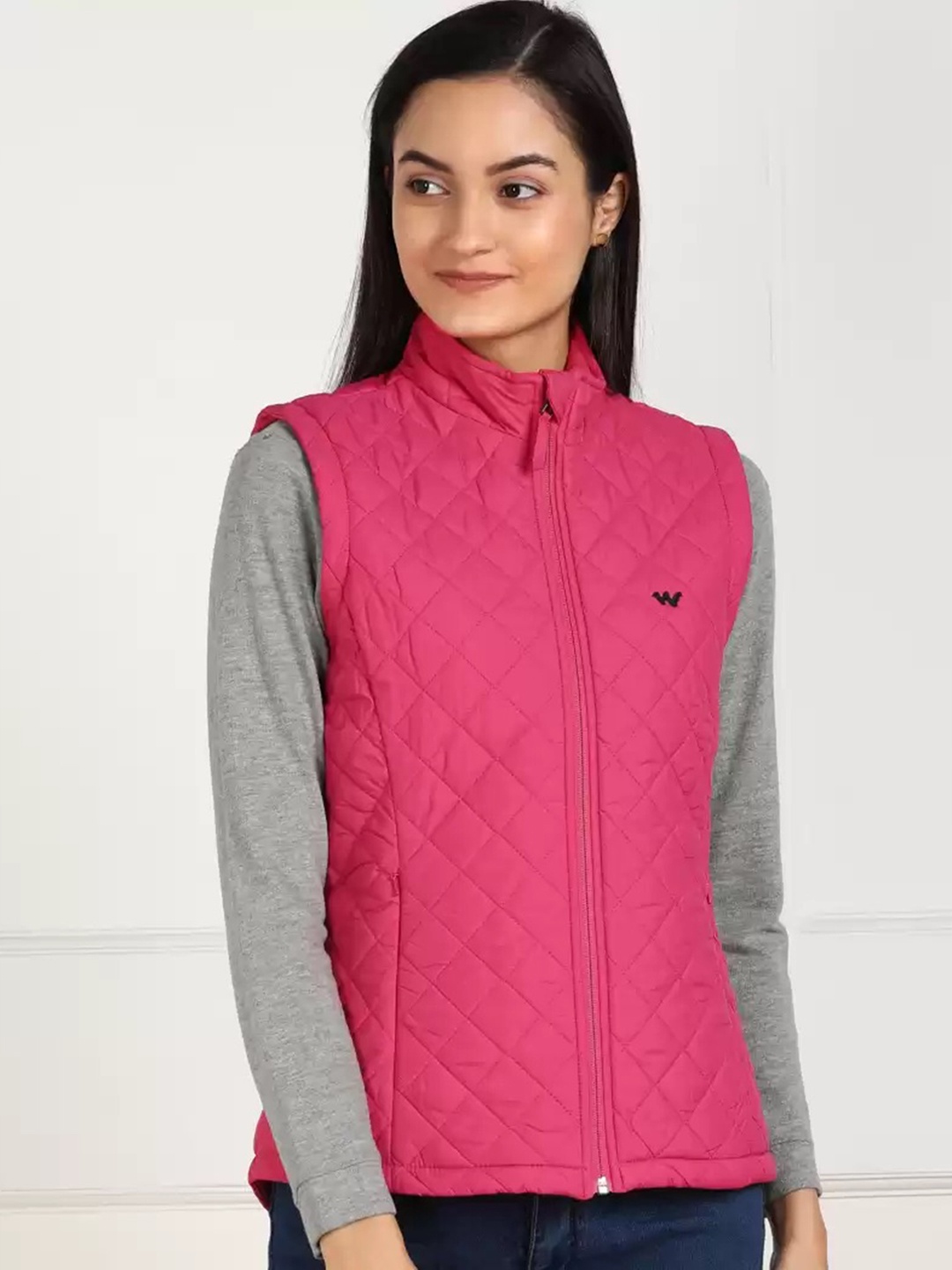 

Wildcraft Women Pink Lightweight Quilted Jacket