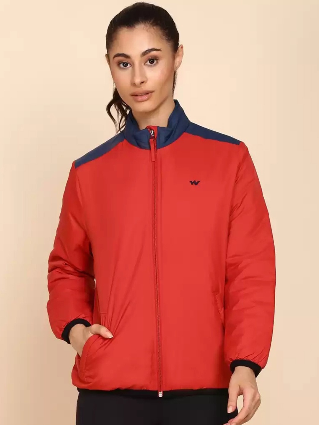 

Wildcraft Women Red Lightweight Longline Outdoor Sporty Jacket