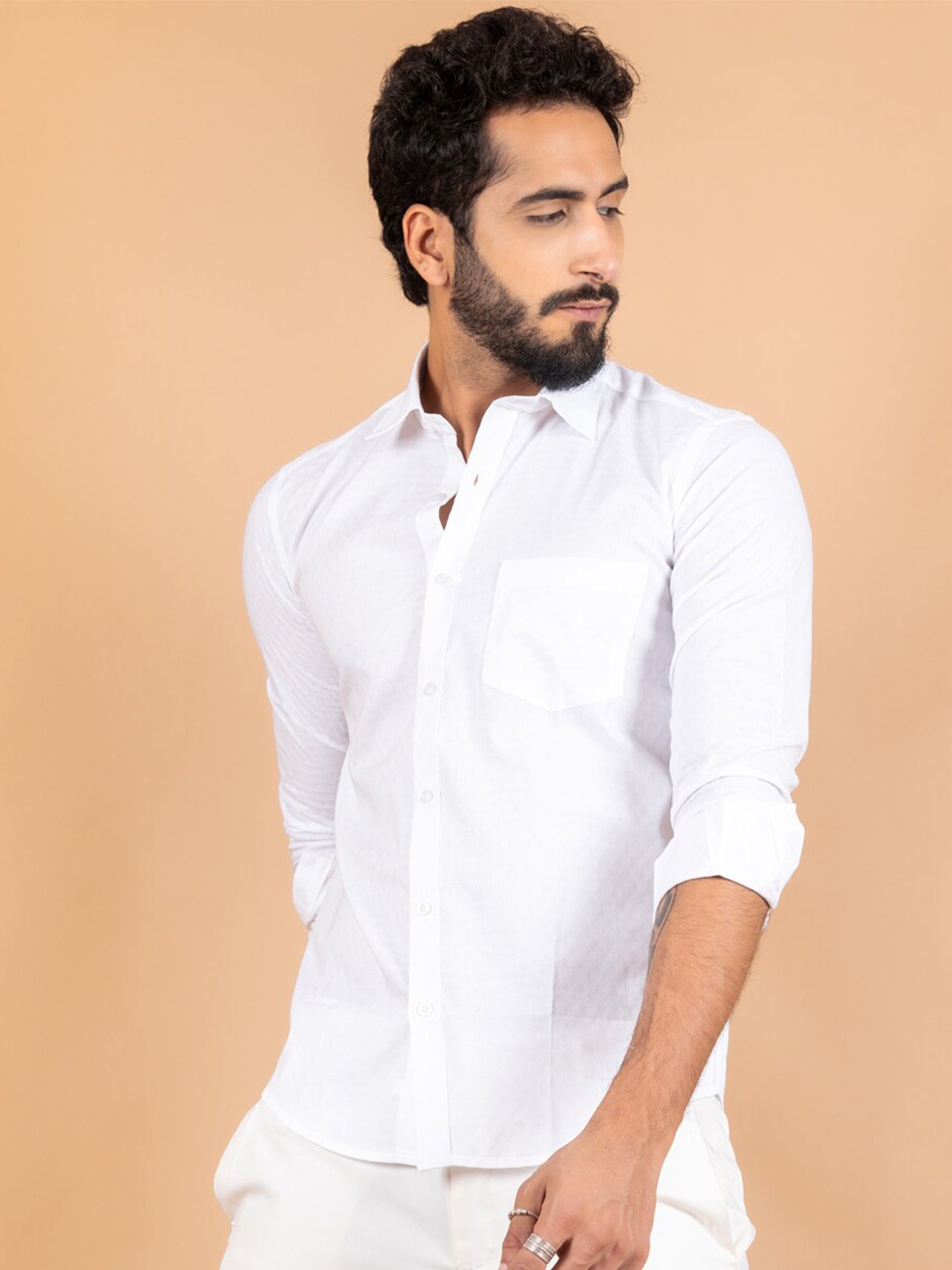 

Tistabene Men White Comfort Formal Cotton Shirt