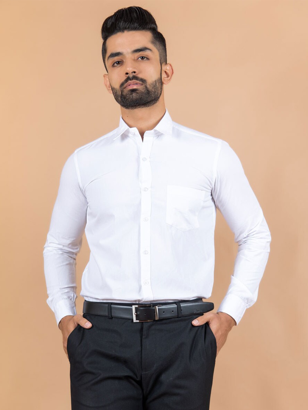 

Tistabene Men White Comfort Formal Shirt