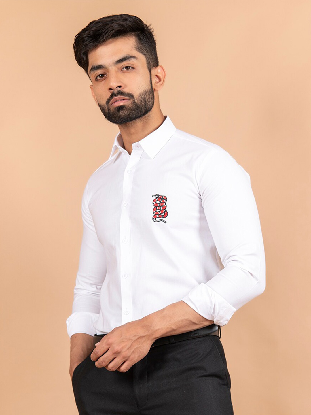 

Tistabene Men White Comfort Formal Shirt