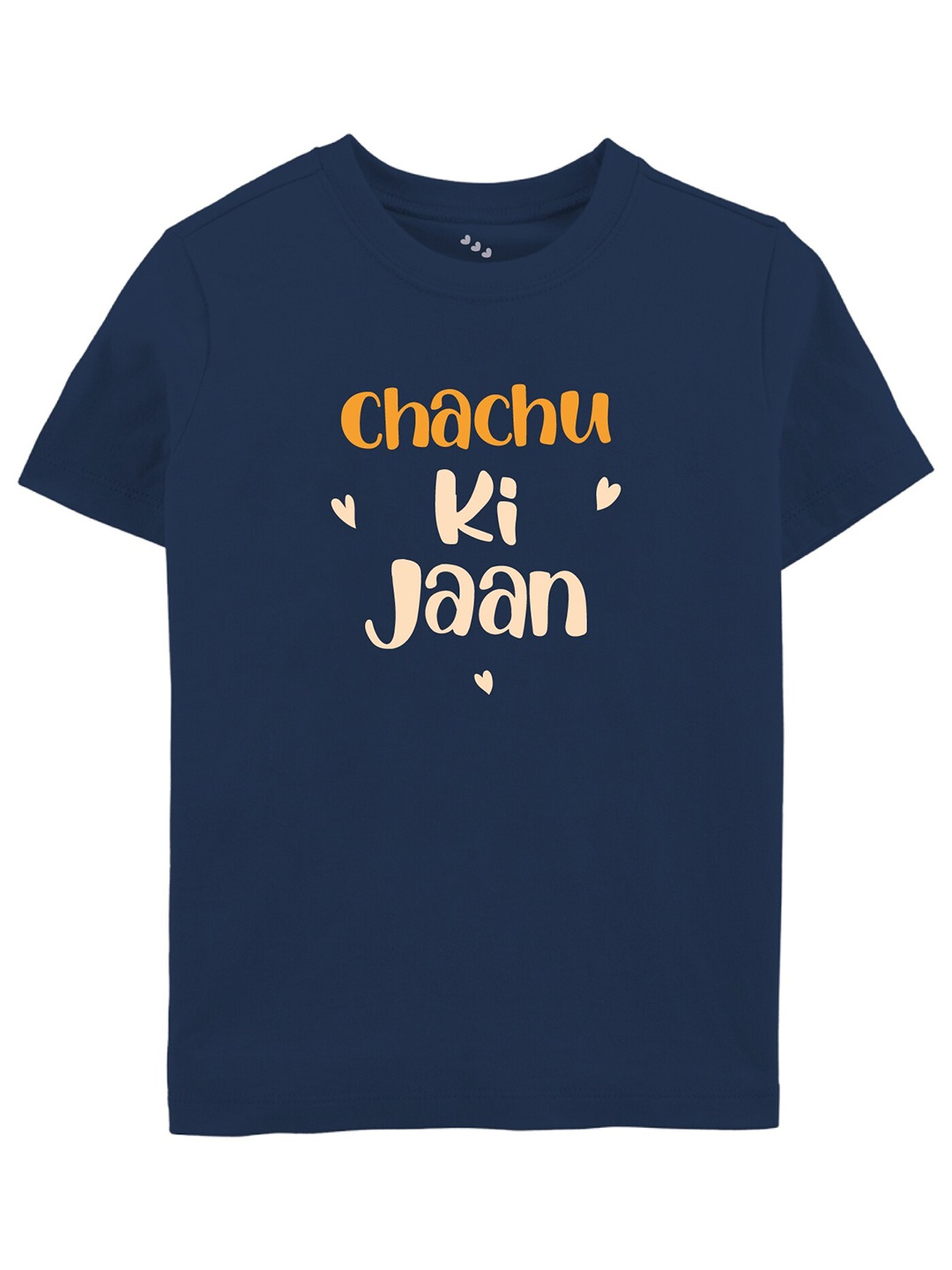 

Zeezeezoo Kids Navy Pure Cotton Chachu Ki Jaan Printed Tshirt, Navy blue
