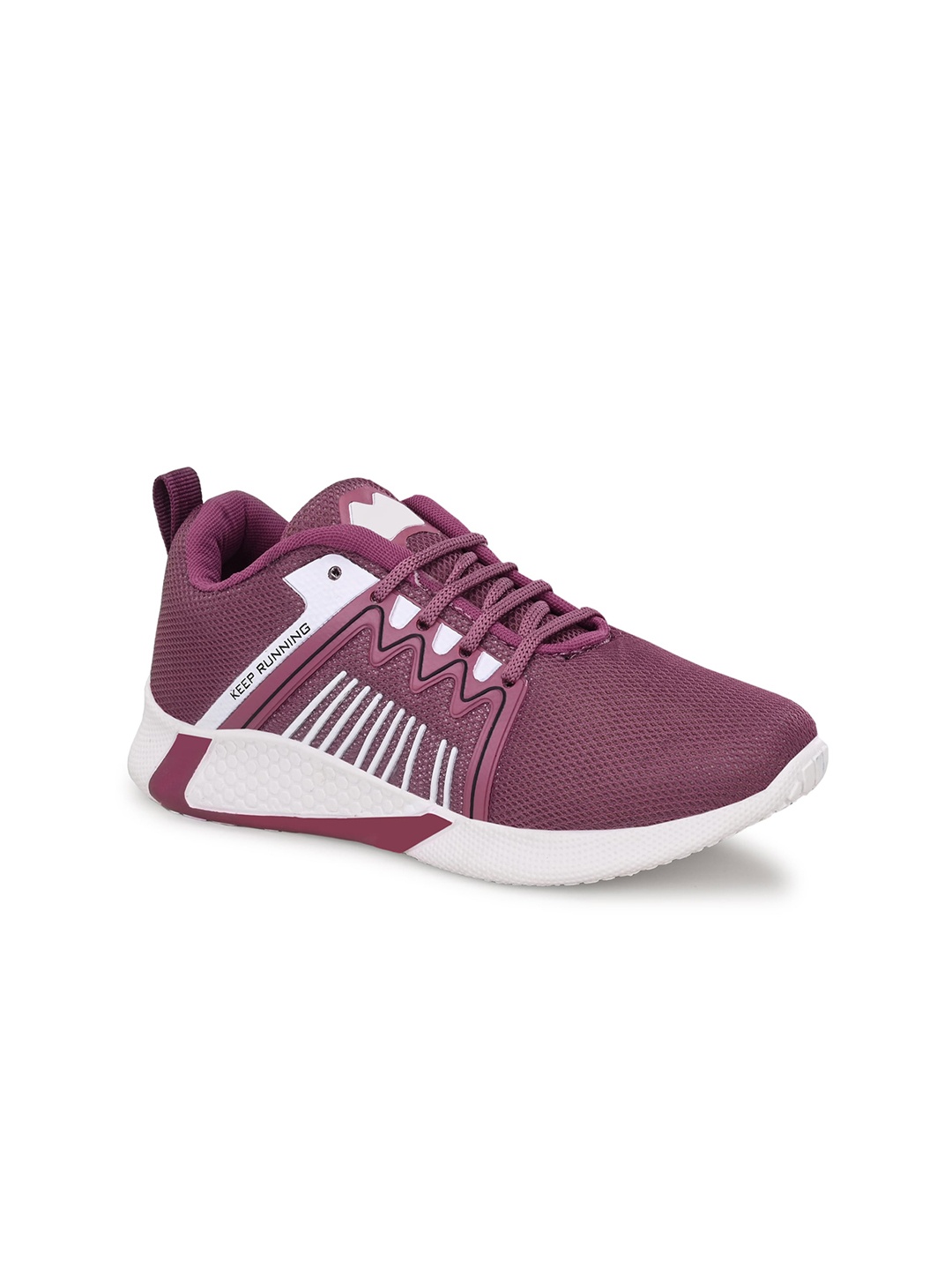 

HERE&NOW Women Woven Design Sneakers, Mauve