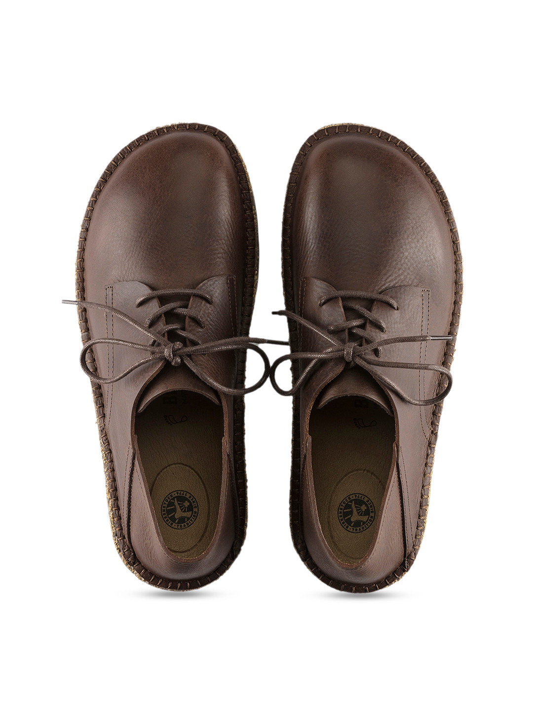 

Birkenstock Unisex Leather Sneakers, Brown