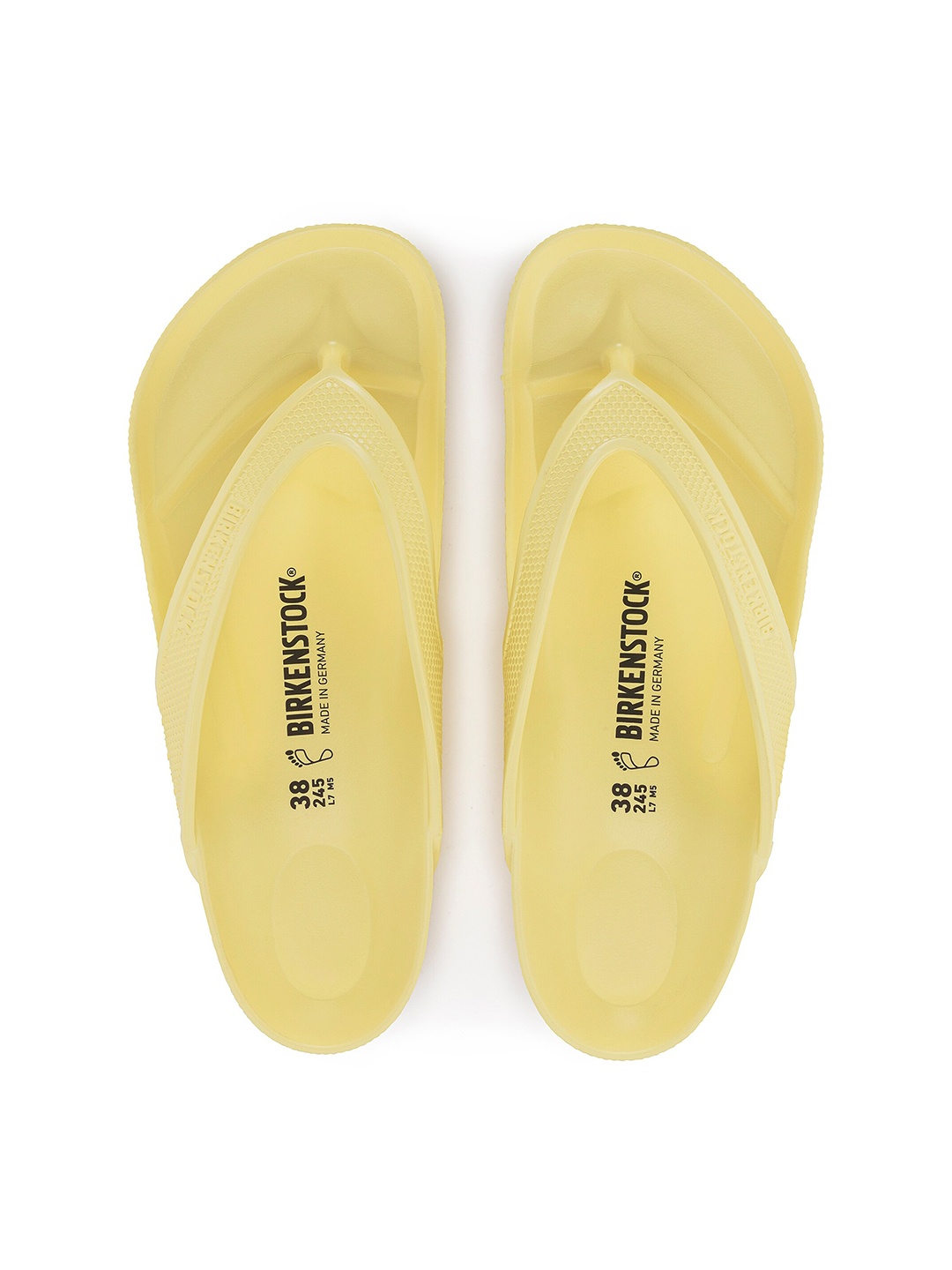 

Birkenstock Unisex Yellow Rubber Thong Flip-Flops