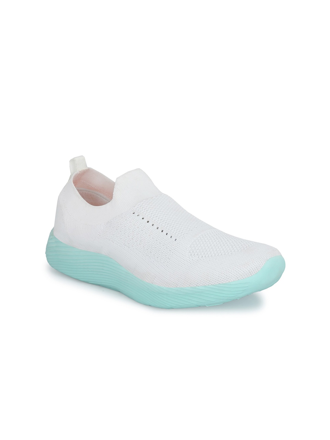 

OFF LIMITS Men Mesh Mid Top Non-Marking Slip On Walking Shoes, White
