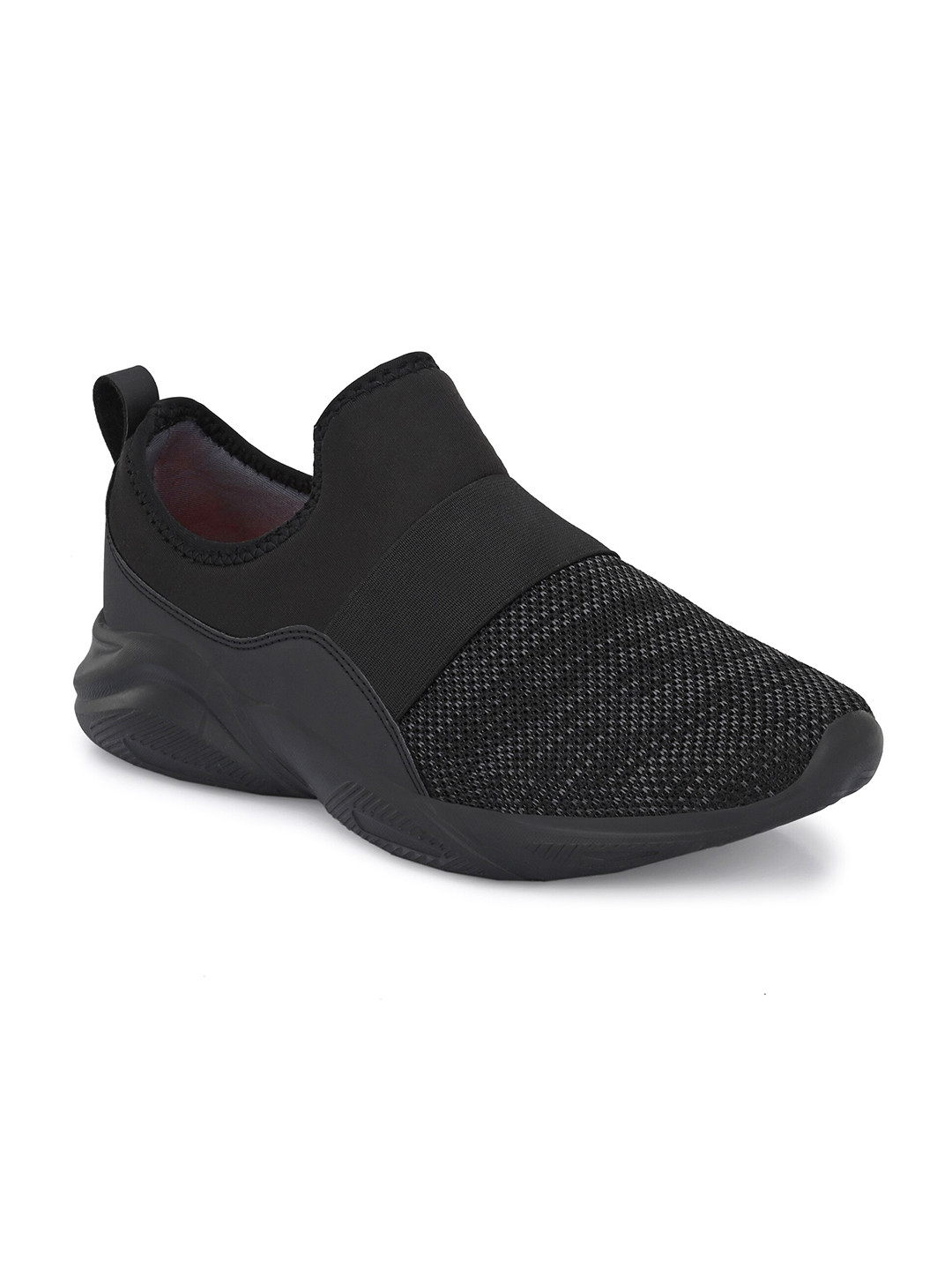 

OFF LIMITS Men Mesh Mid Top Non-Marking Slip On Walking Shoes, Black