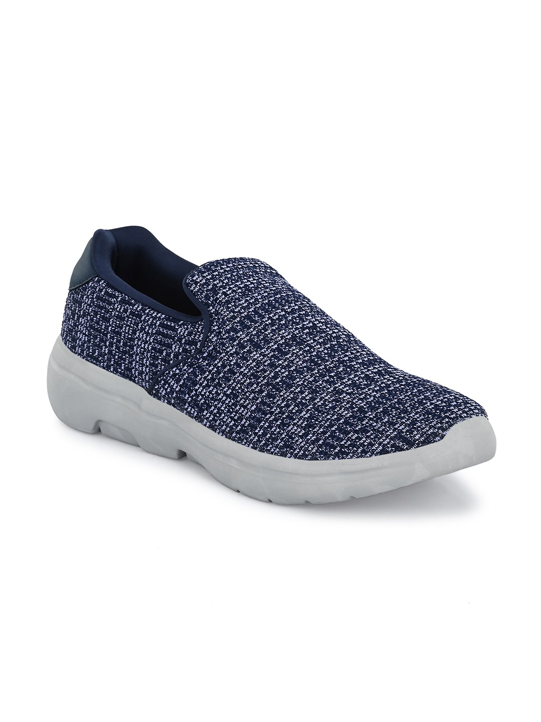 

OFF LIMITS Men Mesh Mid Top Non-Marking Slip On Walking Shoes, Navy blue