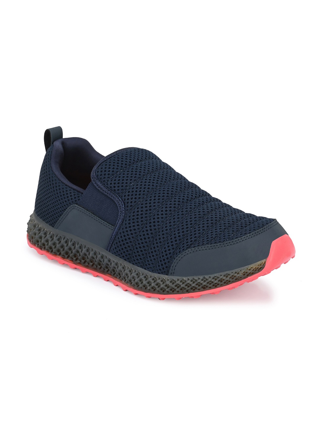 

OFF LIMITS Men Mesh Mid Top Non-Marking Slip On Walking Shoes, Navy blue