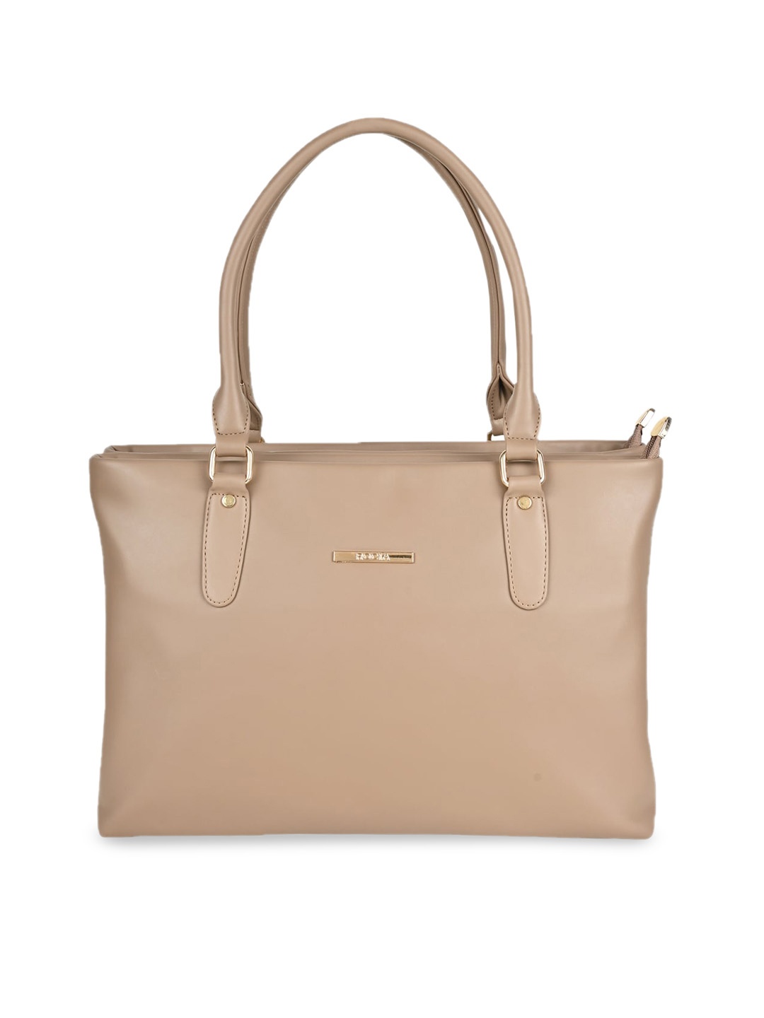 

Rocia Women PU Structured Handheld Bag, Beige