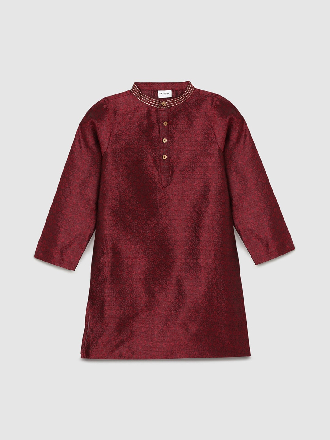 

Max Boys Burgundy Floral Kurta