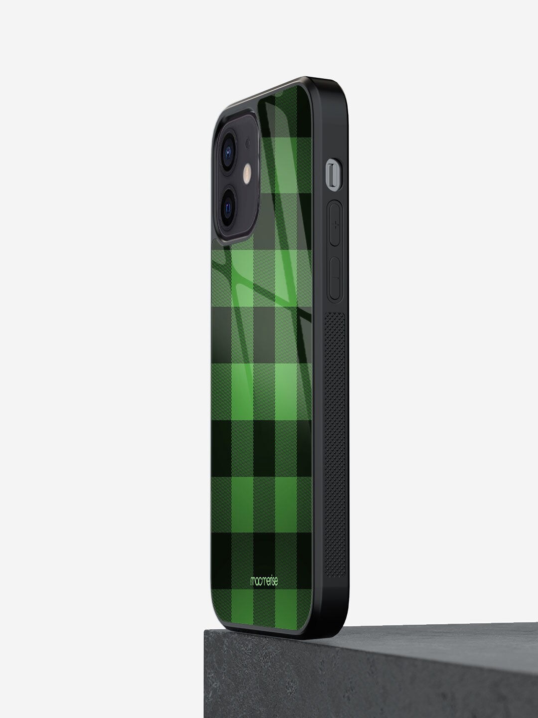 

macmerise Green Printed Checkmate iPhone 12 Mini Back Case