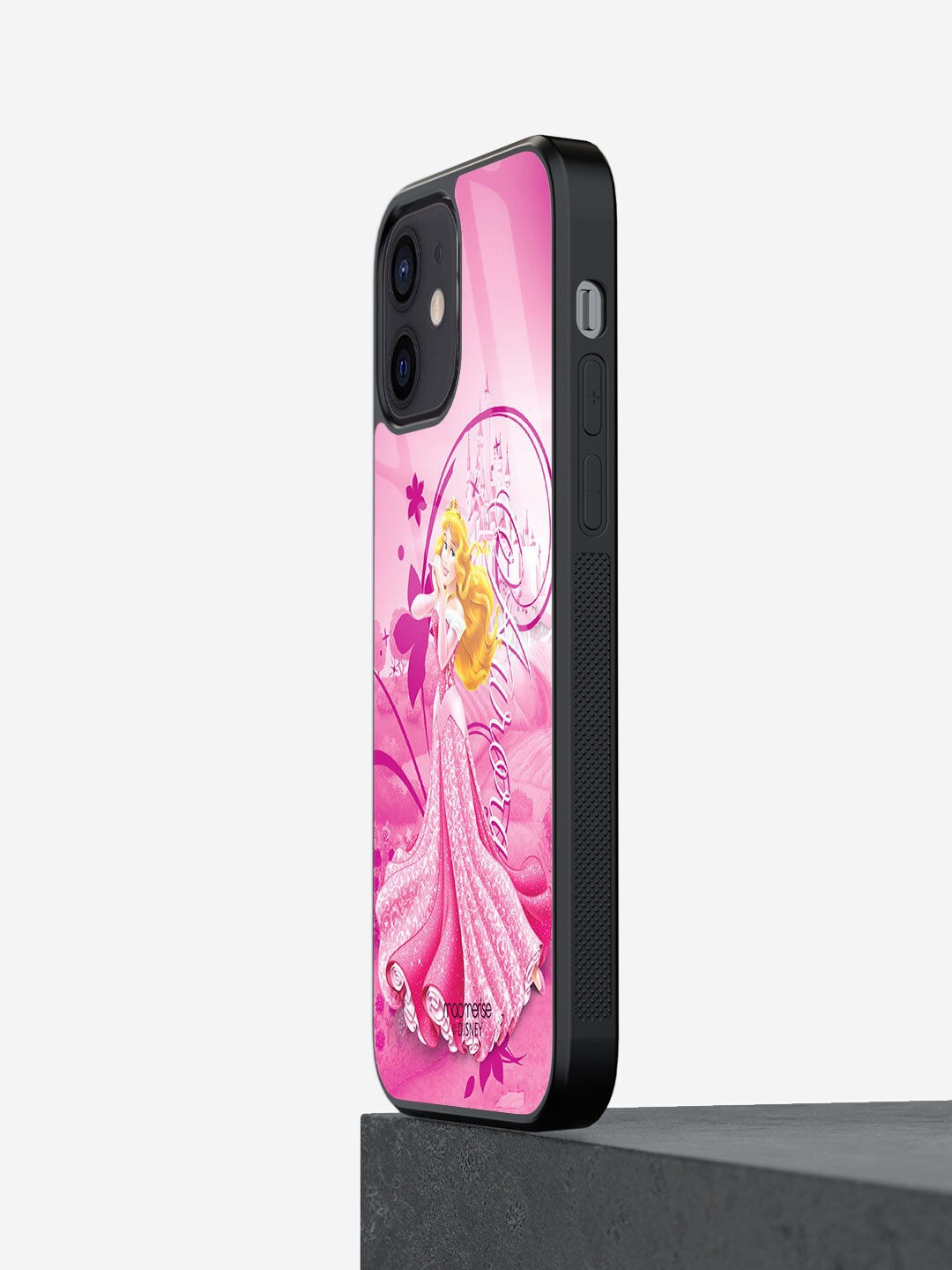 macmerise Pink Printed Aurora iPhone 12 Back Case