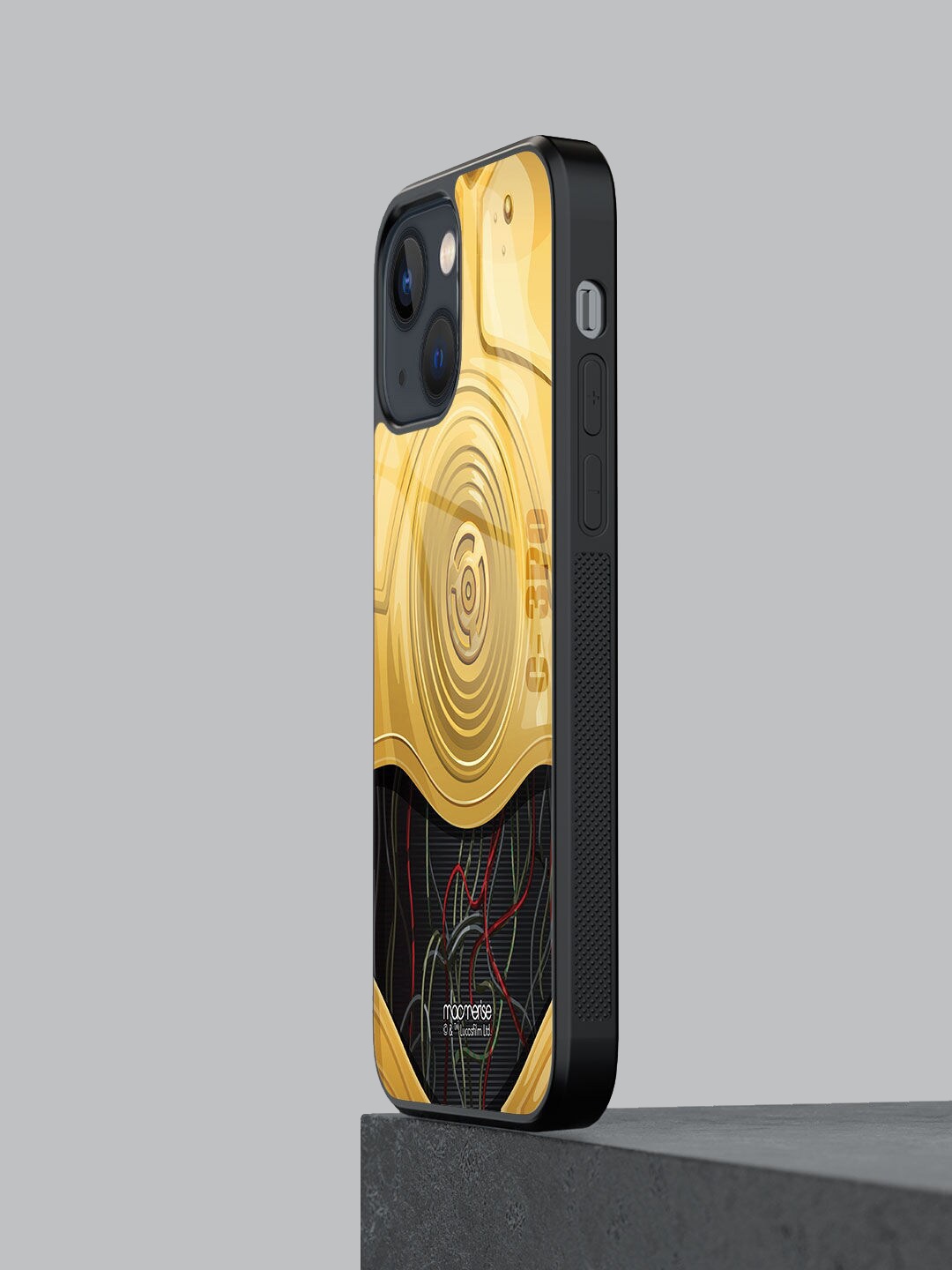 

macmerise Yellow Printed Attire C3PO iPhone 13 Back Case