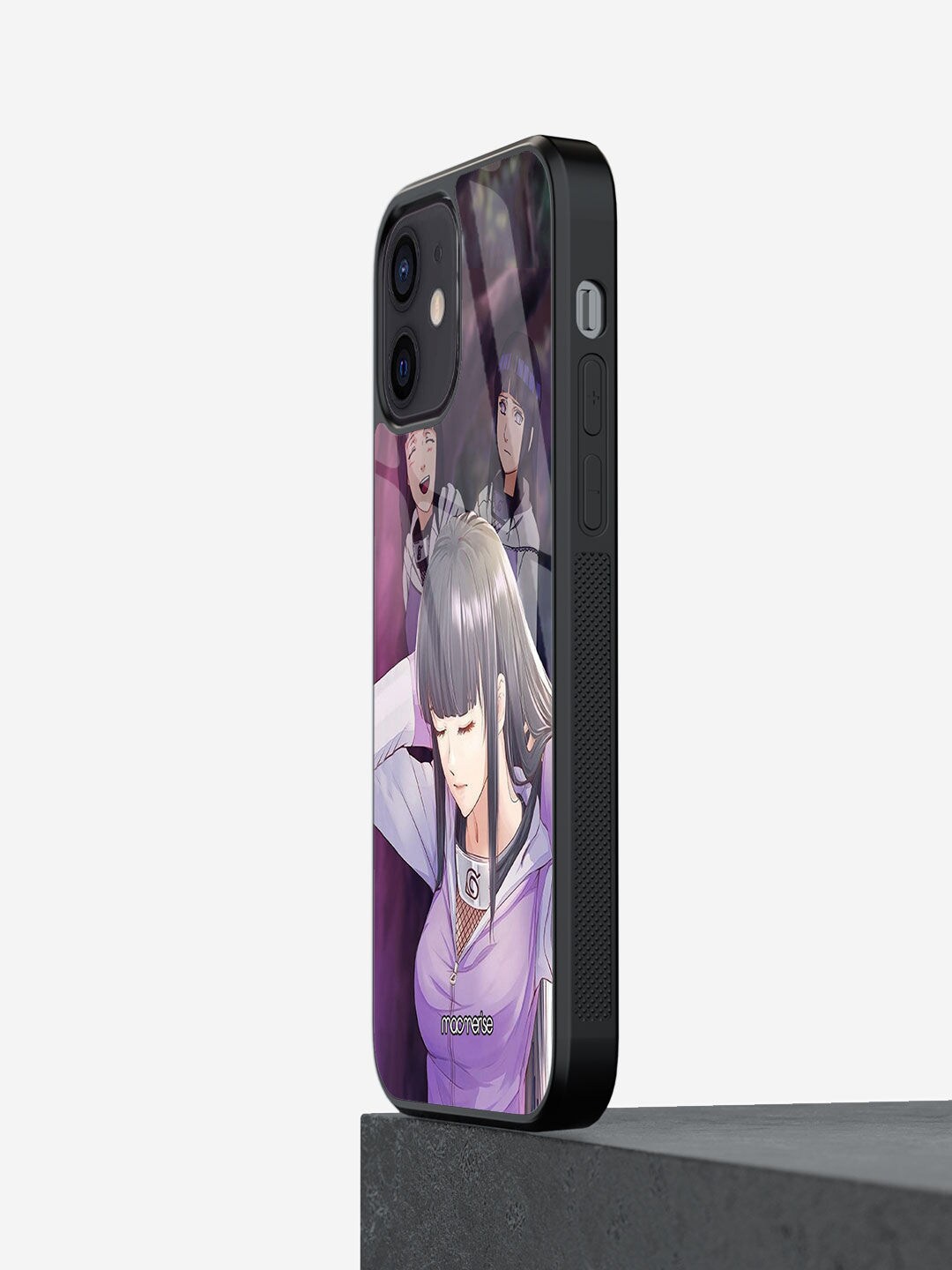 

macmerise Purple Printed Phases of Hinata Hyuga iPhone 12 Back Case