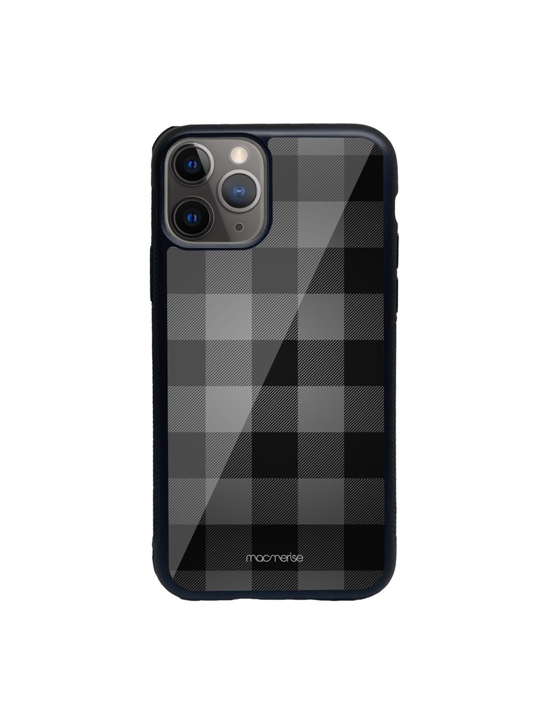 

macmerise Black Printed Checkmate iPhone 11 Pro Back Case