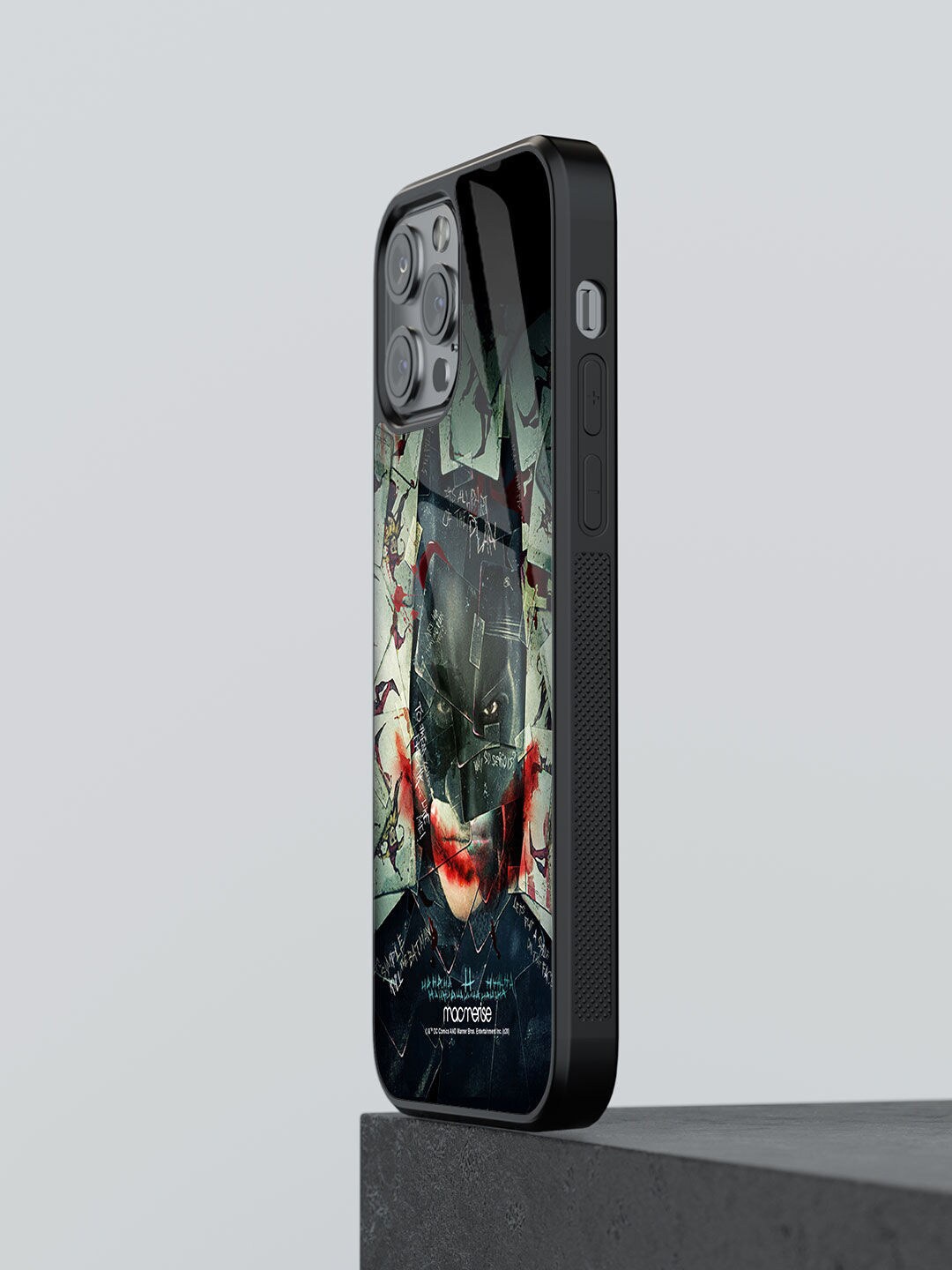 

Macmerise Black Printed Bat Joker iPhone 13 Pro Back Case