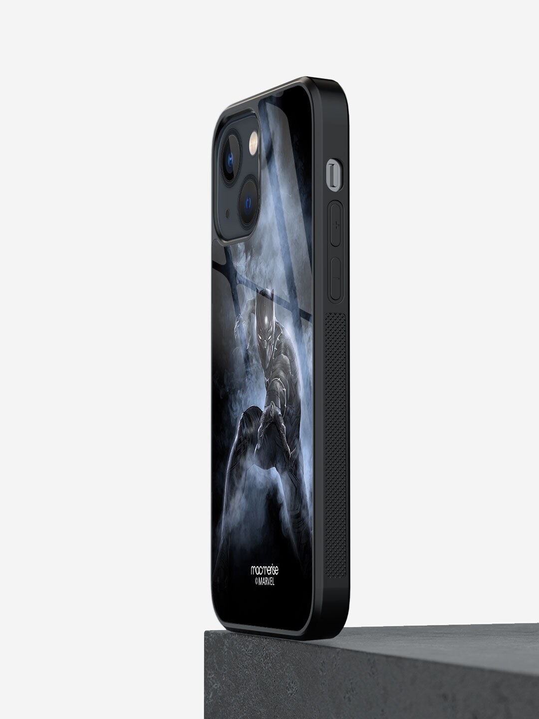 

Macmerise Black & Grey Panther Attack Printed iPhone 13 Mini Back Cover