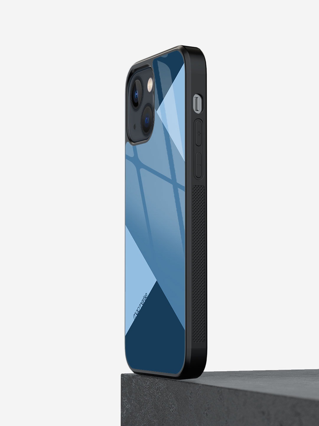 

Macmerise Blue Printed Stripes iPhone 13 Back Case