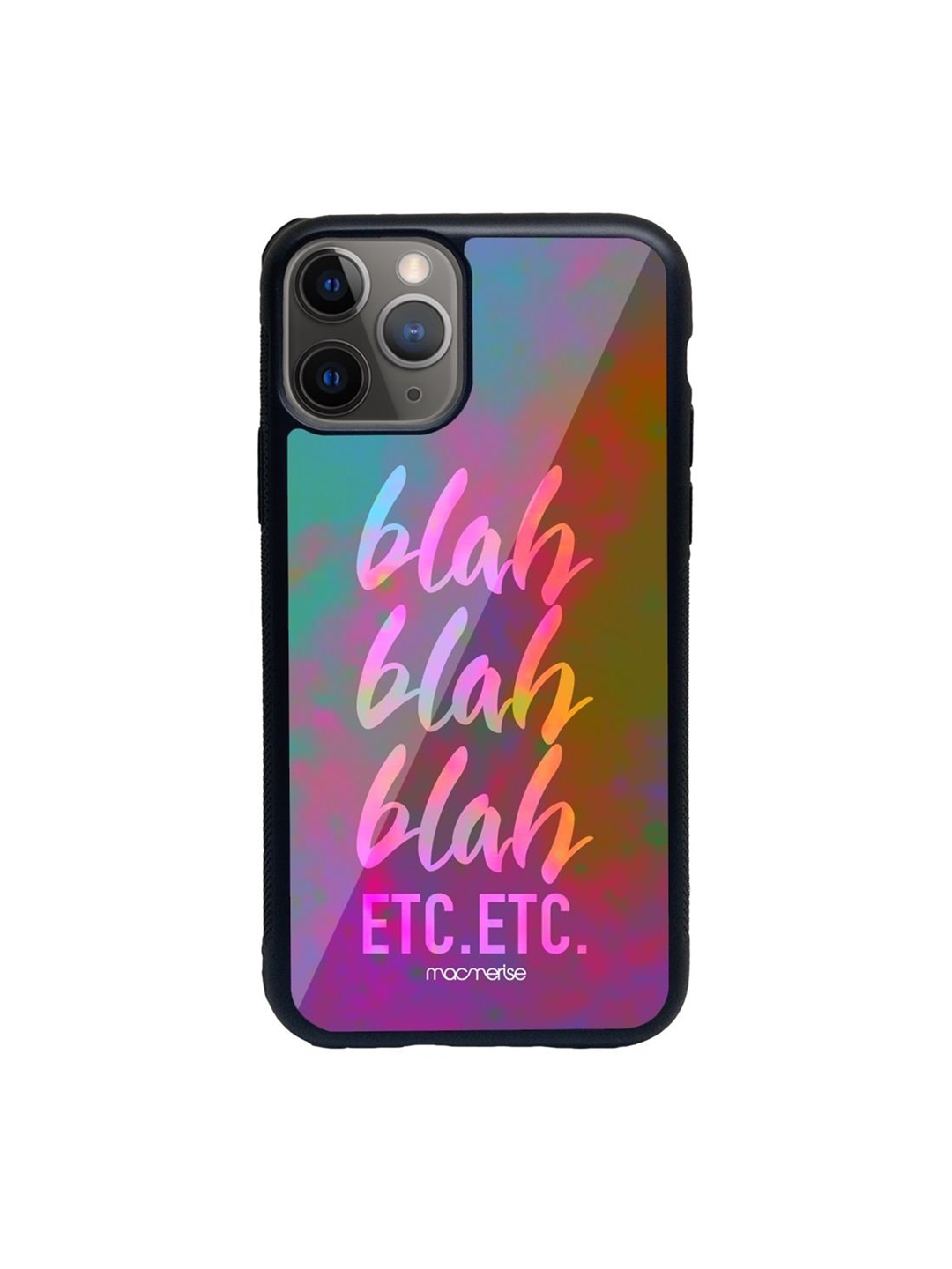 

macmerise Pink Printed Blah Blah iPhone 11 Pro Back Case