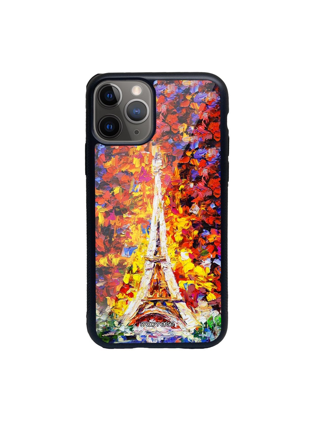 

macmerise Red Printed Artistic Eifel iPhone 11 Pro Max Back Case