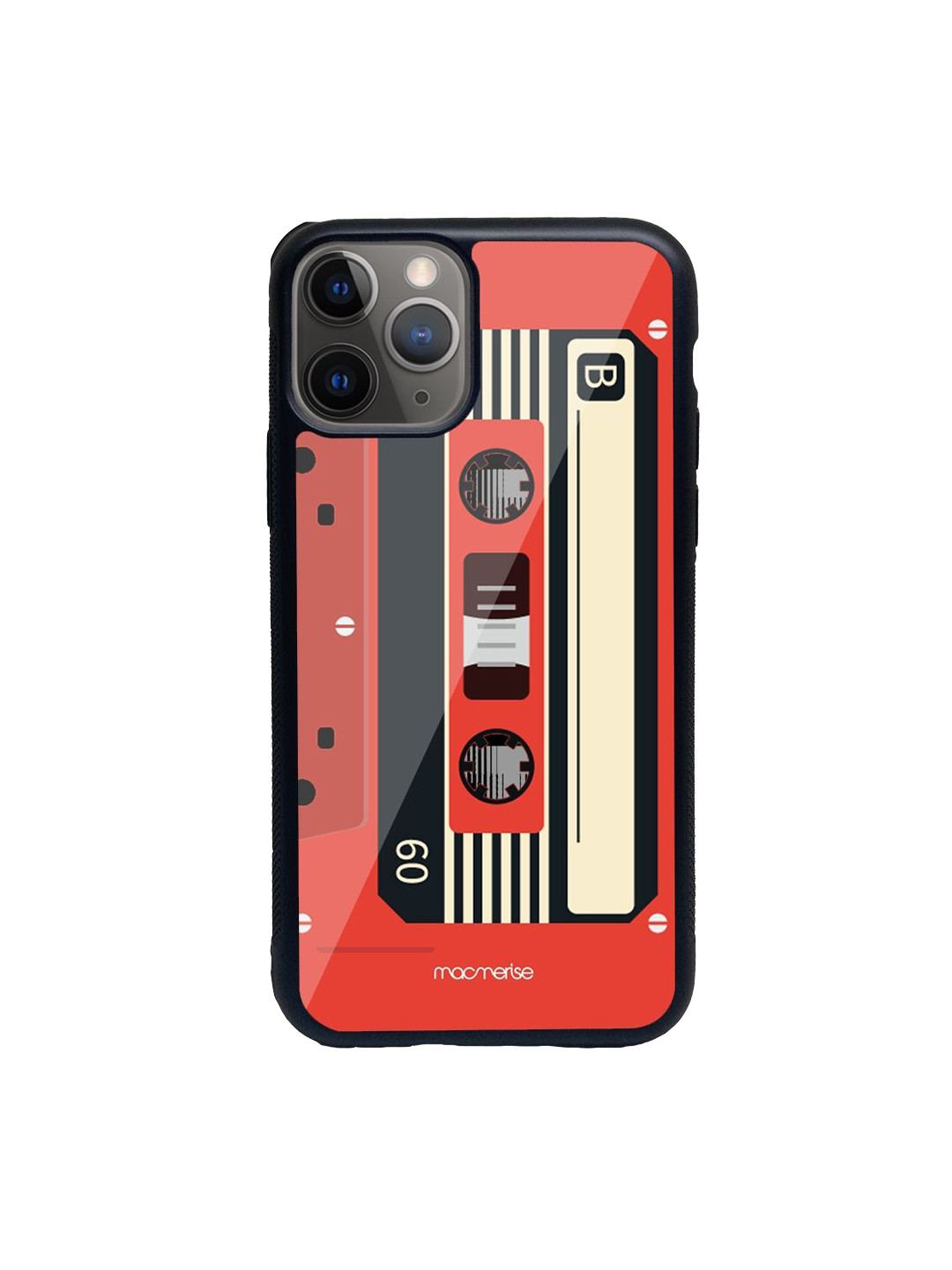 

macmerise Red Printed Cassette iPhone 11 Pro Back Case