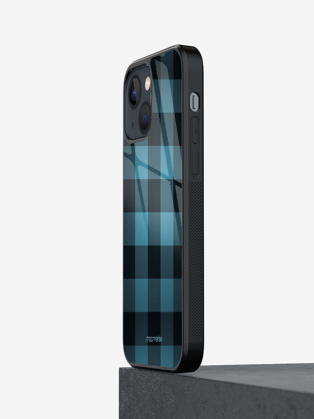 

macmerise Blue Printed Checkmate iPhone 13 Back Case