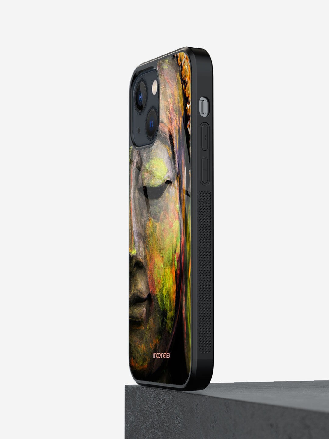 

macmerise Black Buddha Art Printed iPhone 13 Back Cover
