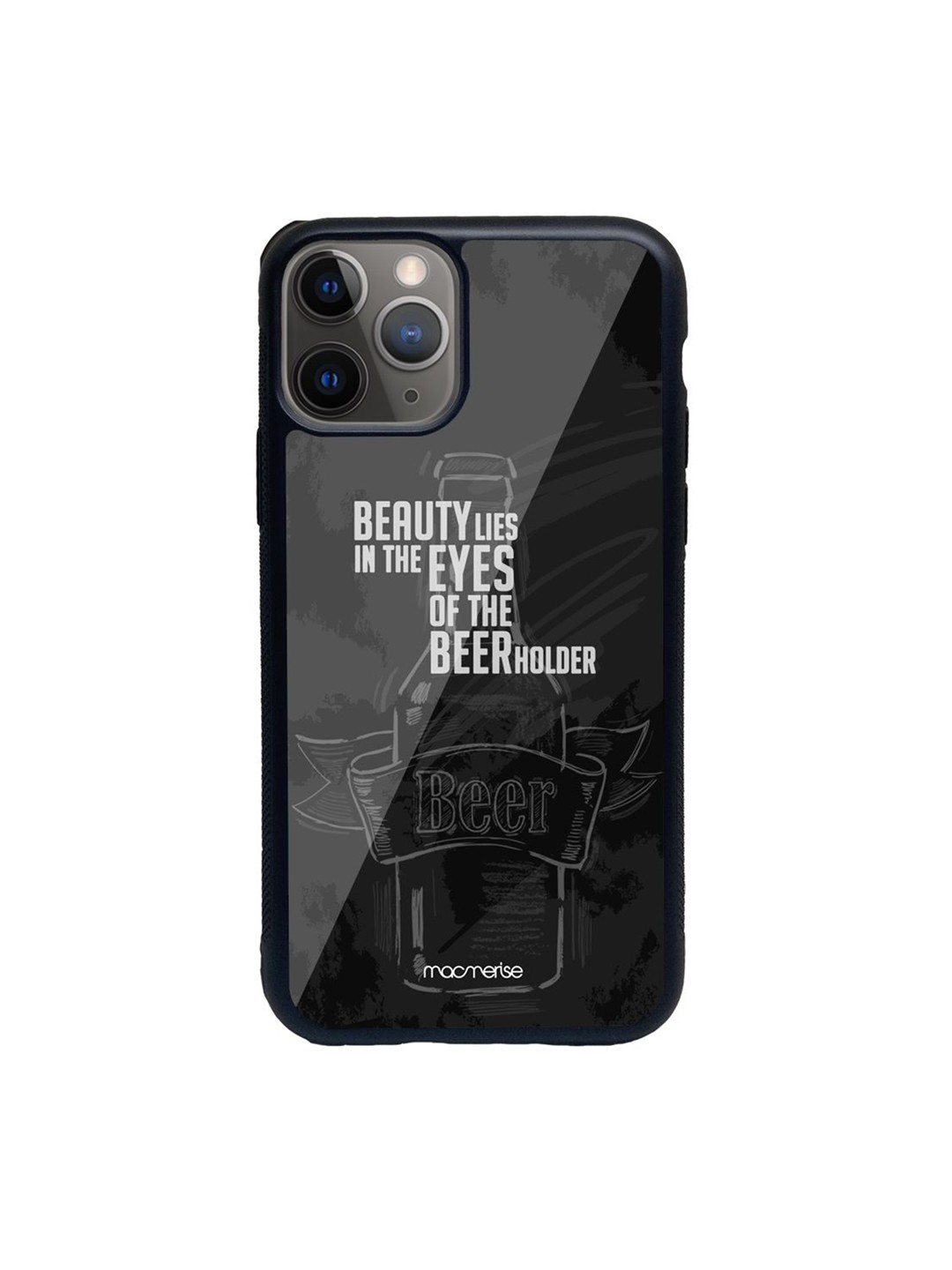 

macmerise Black & White Beer Holder iPhone 11 Pro Max Mobile Phone Case
