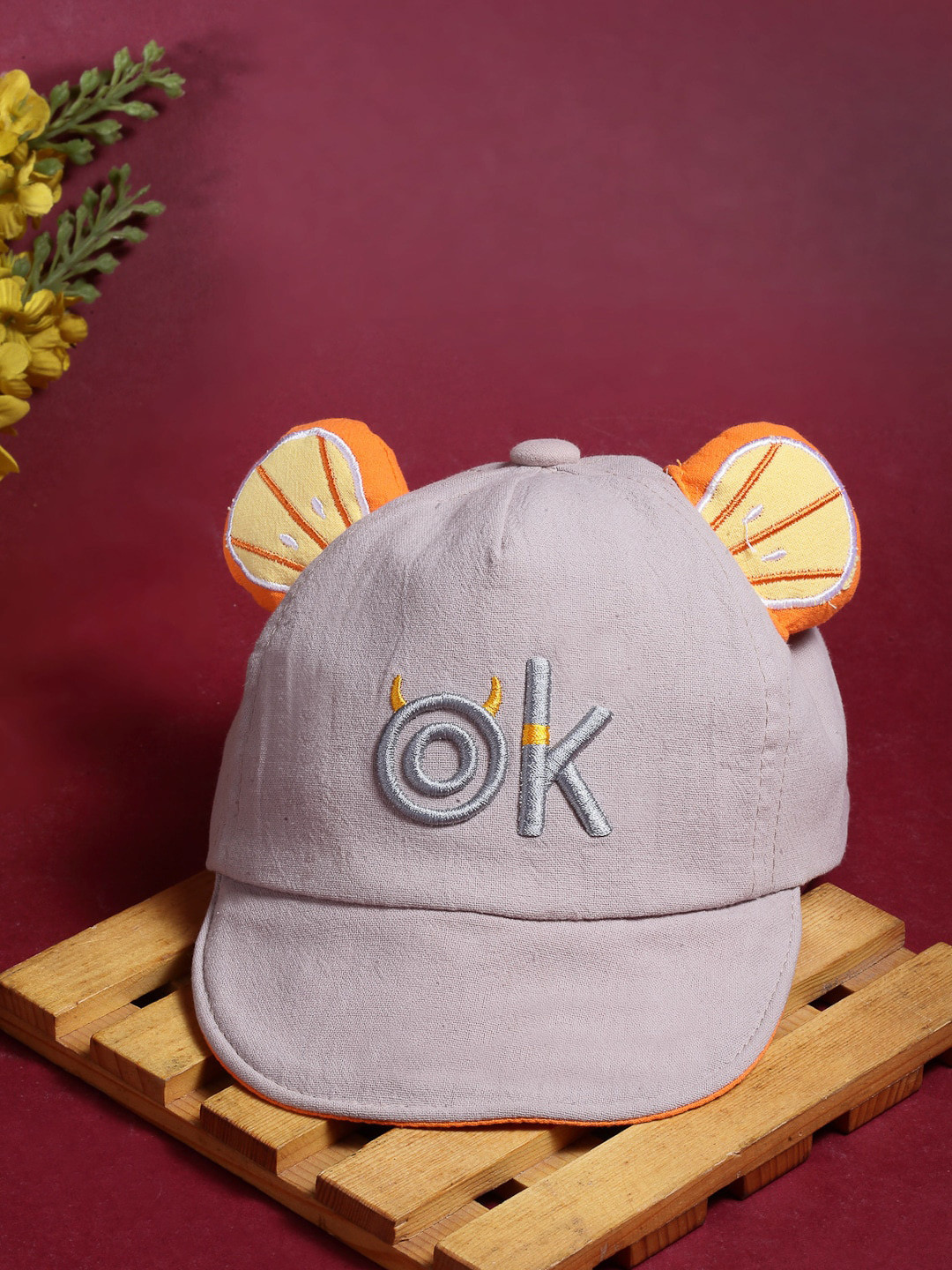 

Babymoon Unisex Kids Baseball Cap, Grey