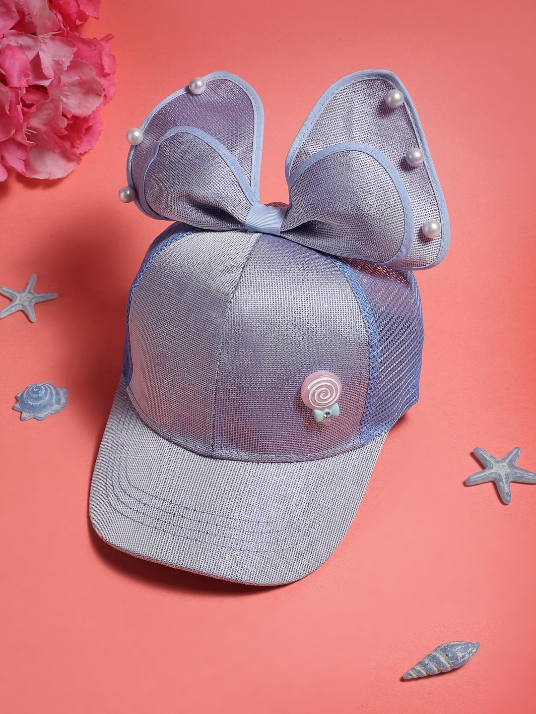

Babymoon Unisex Kids Rabbit Cap, Blue