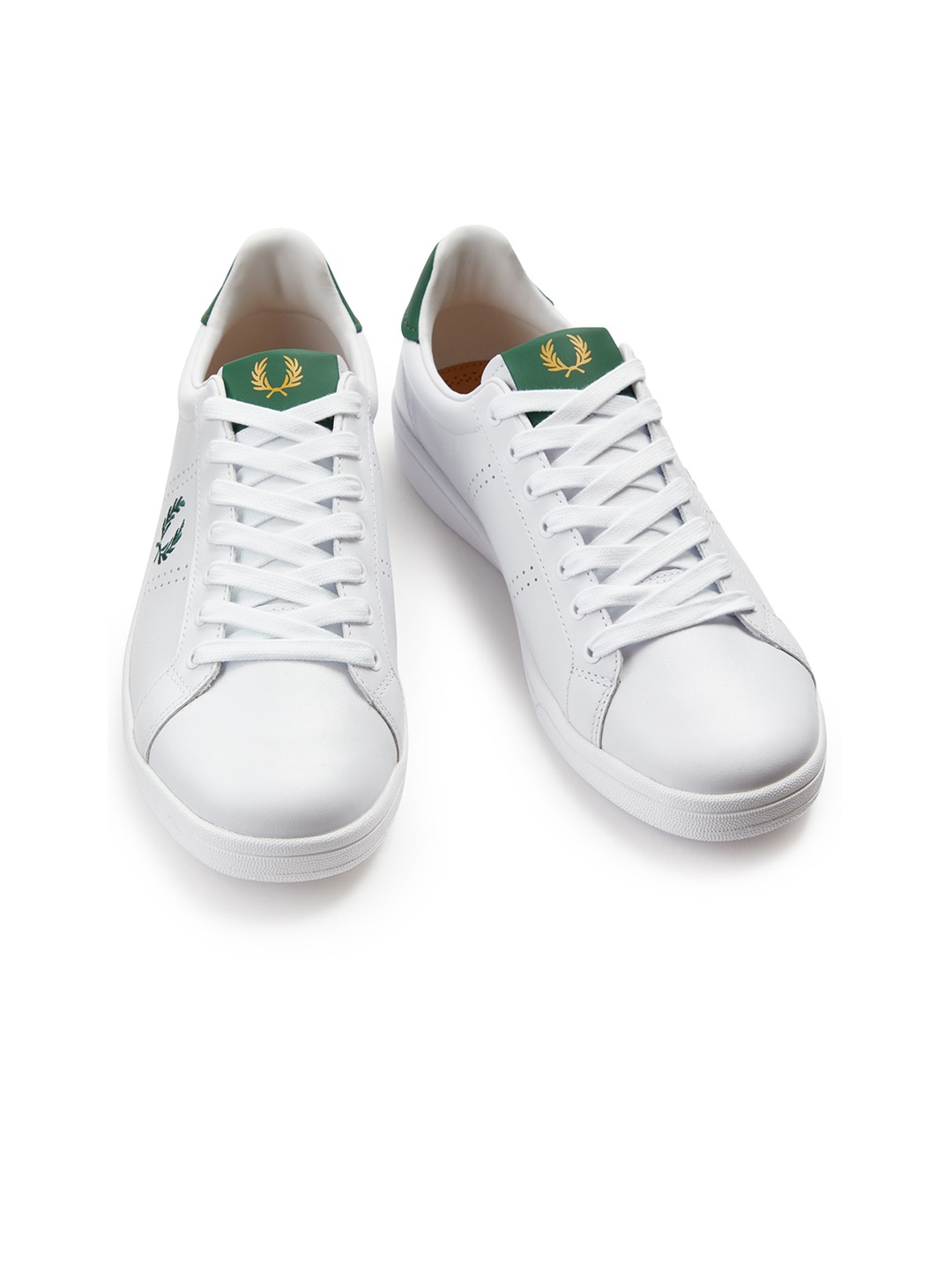 

Fred Perry Men White Leather Sneakers