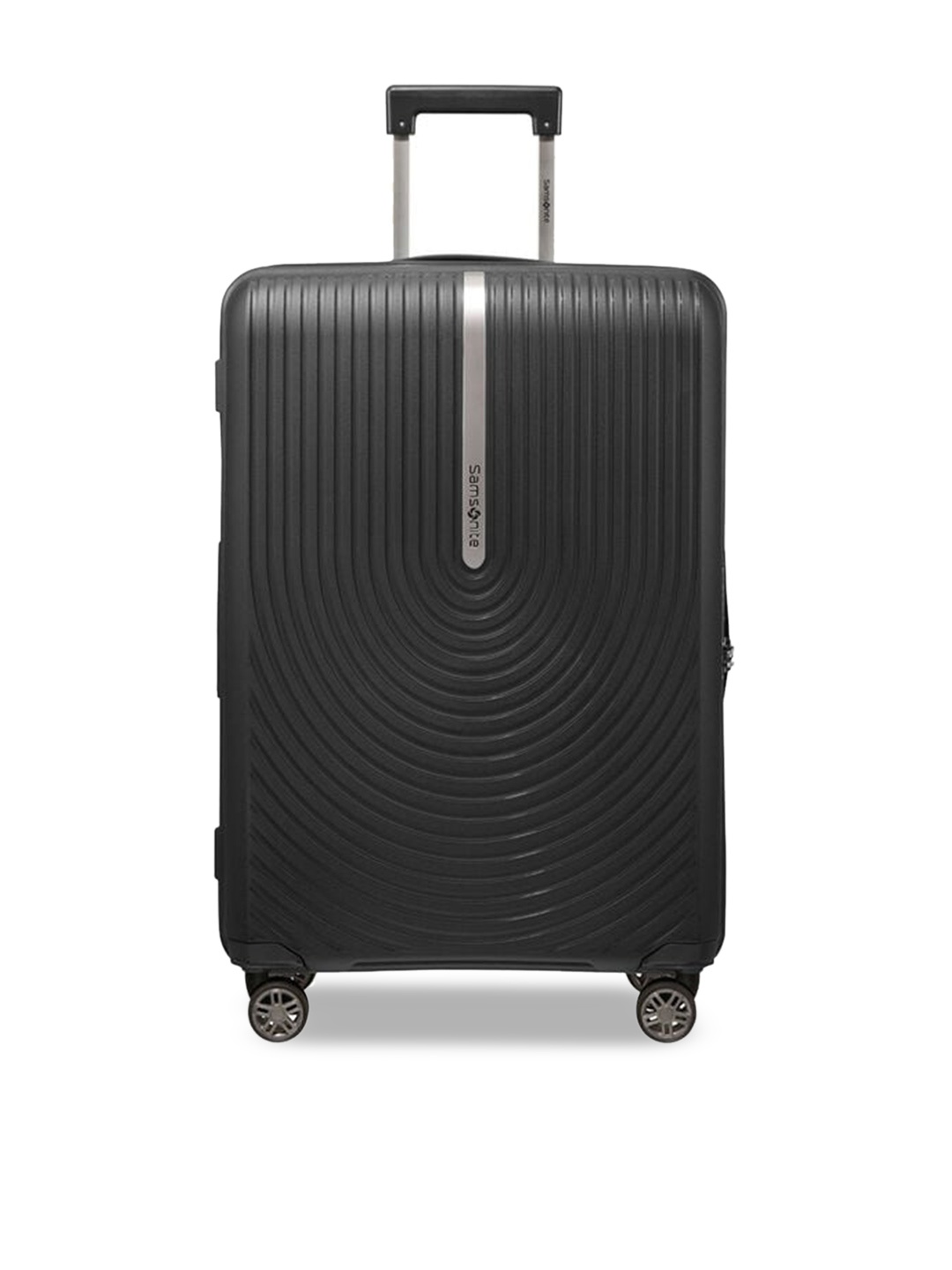 

Samsonite HI-FI Spinner Textured Hard Medium Trolley Bag, Black