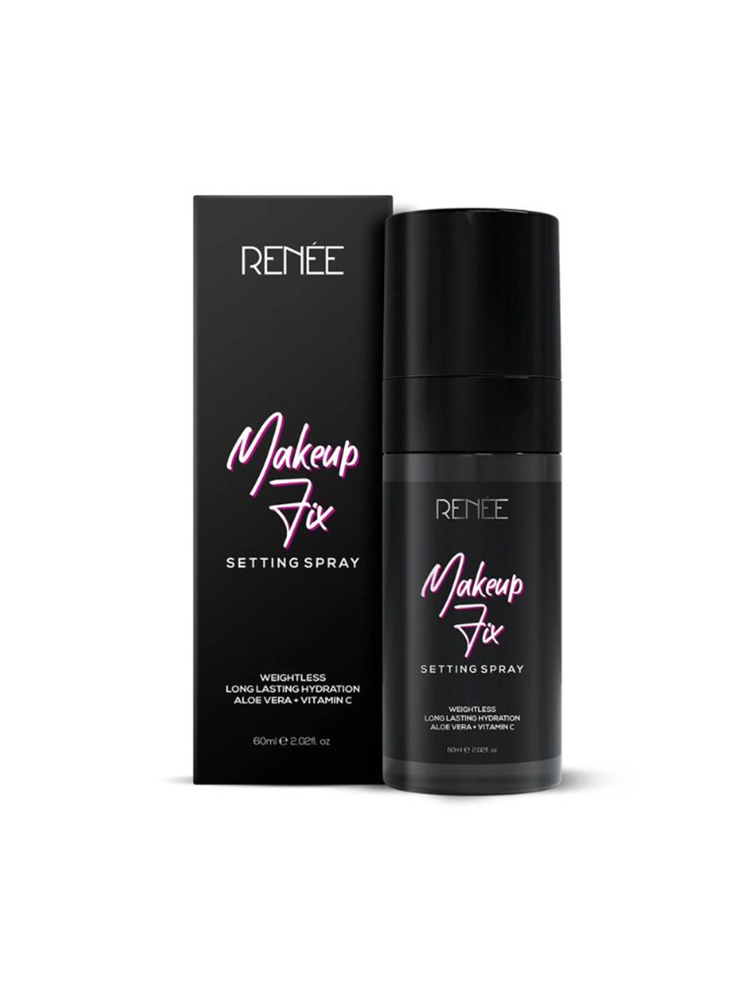 

Renee Makeup Fix Weightless & Long Lasting Hydration Setting Spray with Aloe Vera - 60 ml, Transparent