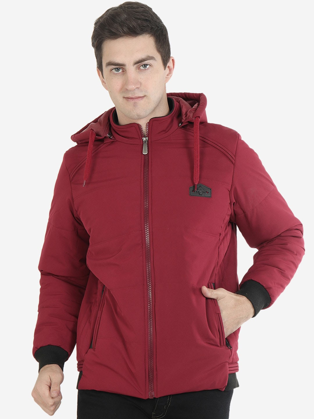 

Xohy Men Red Lightweight Outdoor Padded Jacket
