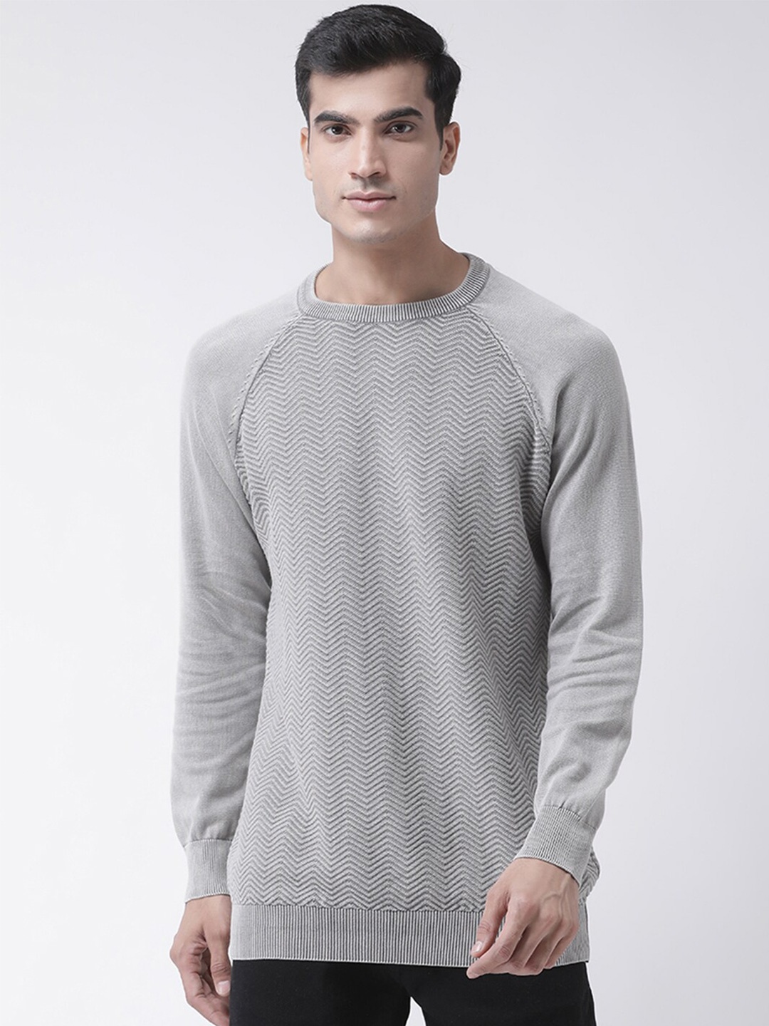 

Club York Men Grey Pullover