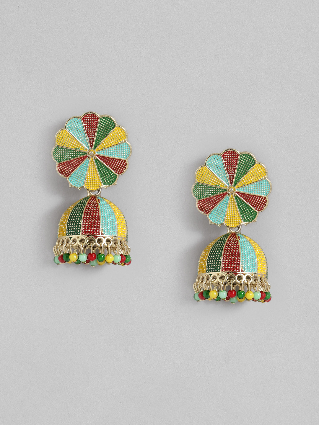 

Sangria Dome Shaped Jhumkas, Multi