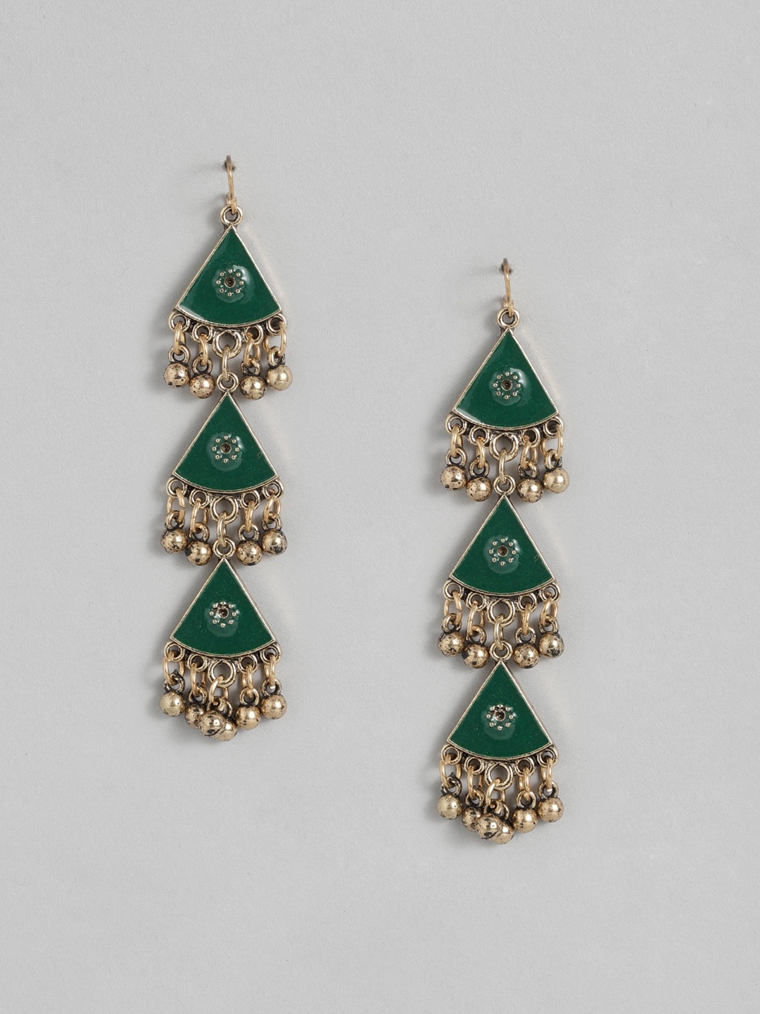 

Sangria Triangular Drop Earrings, Gold