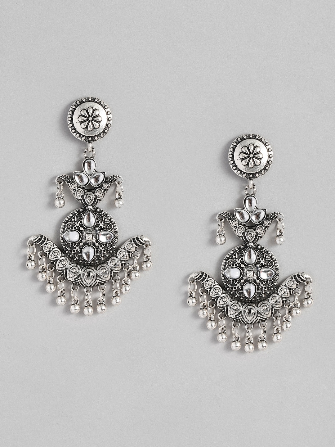

Sangria Contemporary Drop Earrings, Silver