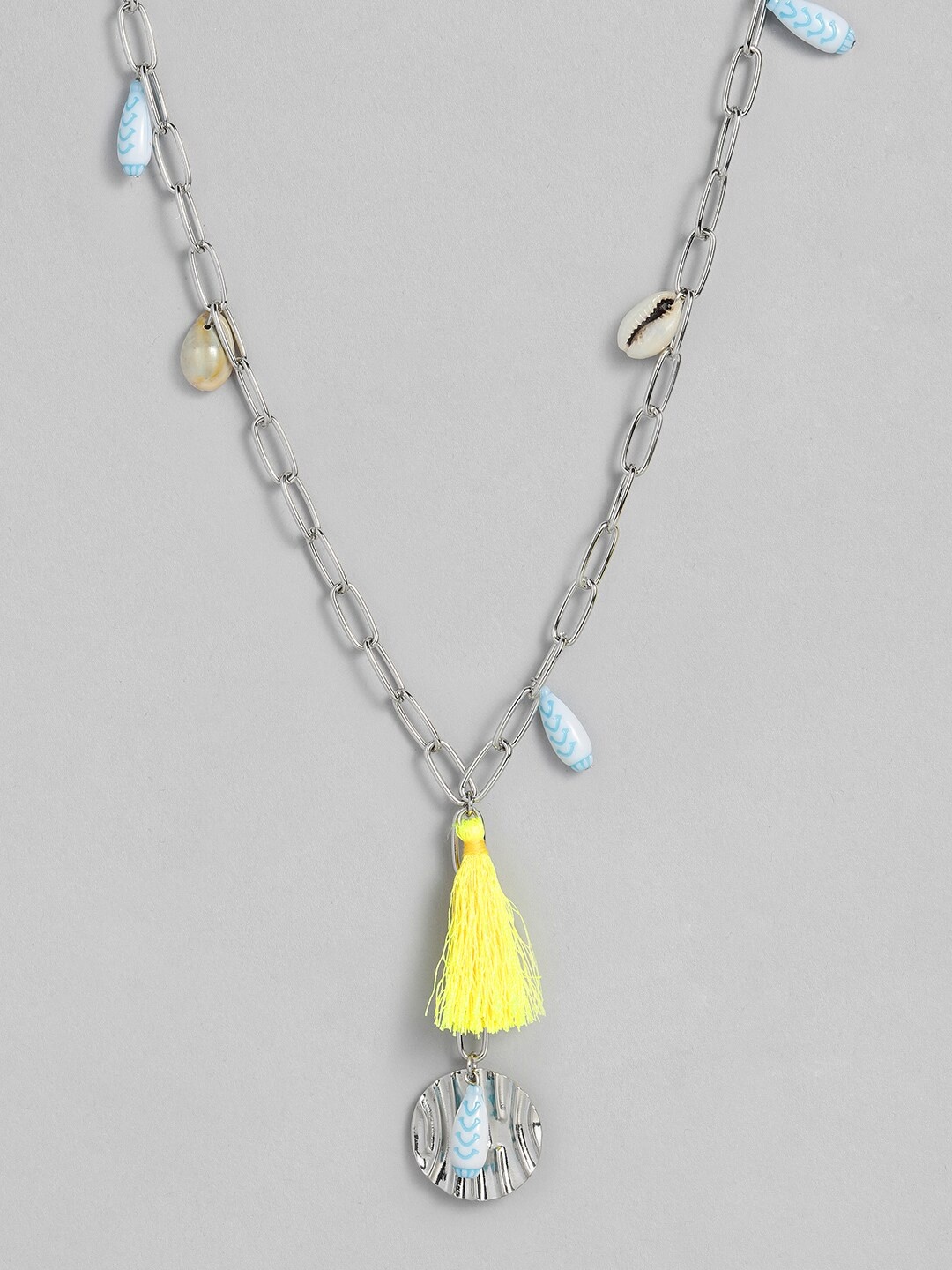 

Sangria Women Silver-Toned Embellished Jewellery Set