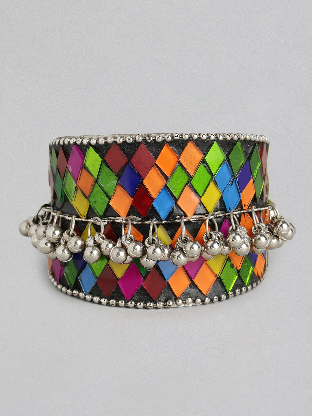 

Sangria Women Multi-Coloured Cuff Bracelet