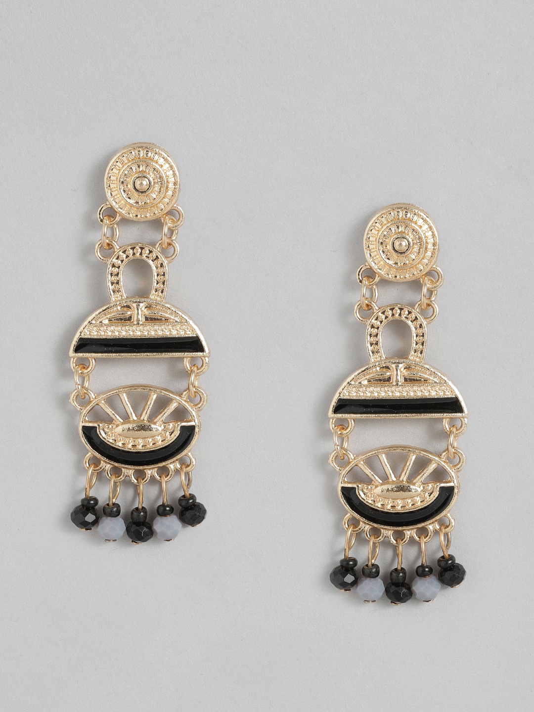 

Sangria Circular Drop Earrings, Gold
