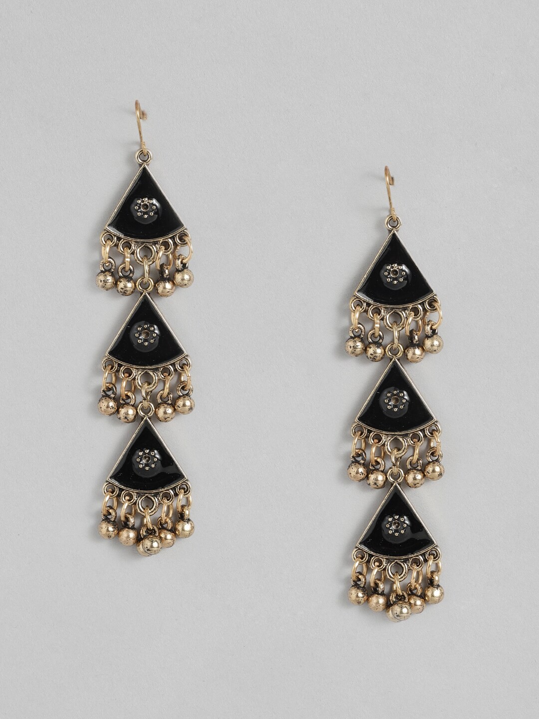 

Sangria Triangular Drop Earrings, Gold
