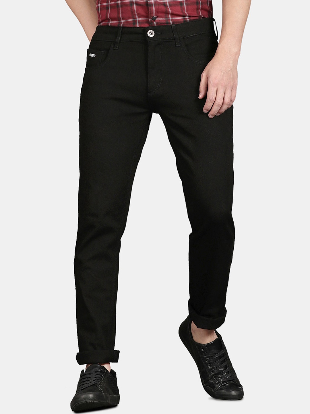 

Llak Jeans Men Black Slim Fit Stretchable Jeans