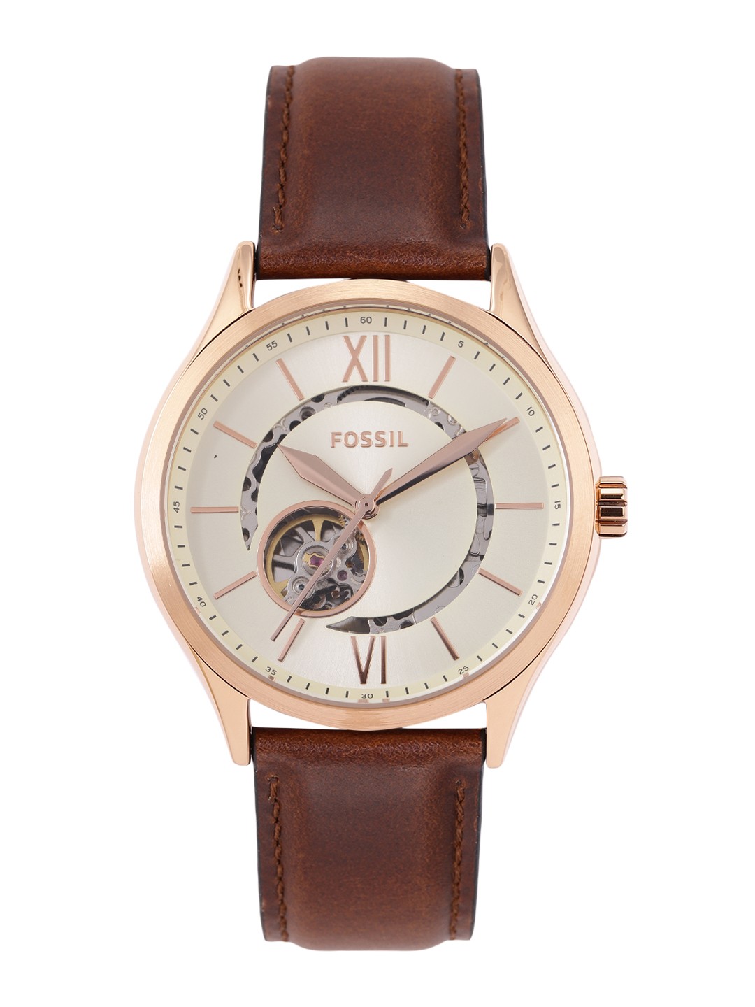 

Fossil Men Automatic Analogue Watch BQ2650, Silver
