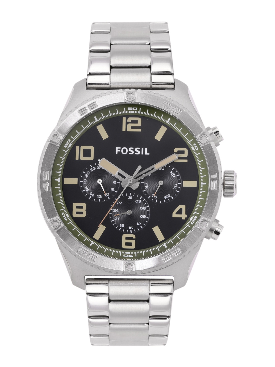 

Fossil Men Brox Analogue Watch BQ2624, Black