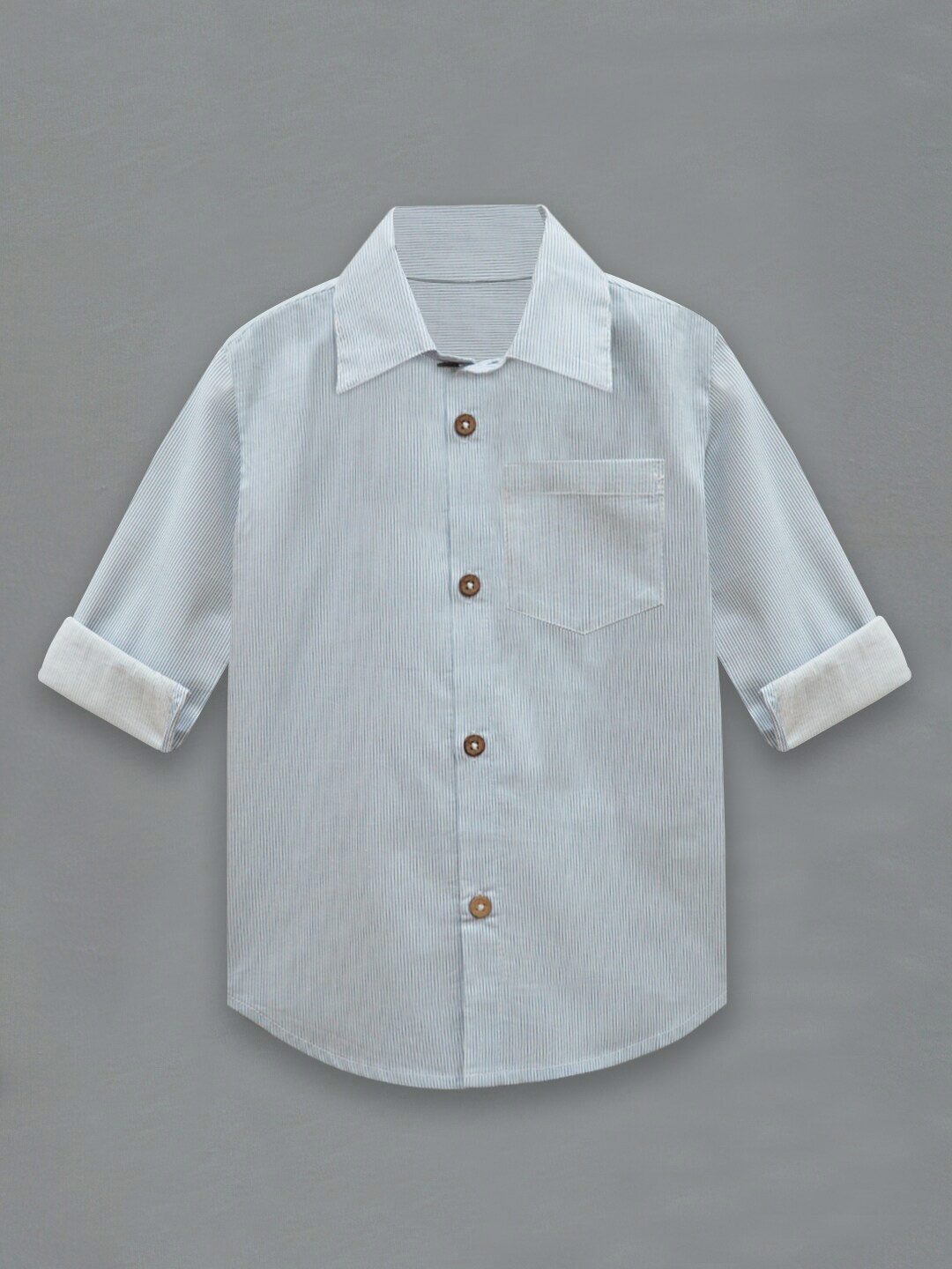 

A.T.U.N. Boys White Classic Pure cotton Casual Shirt